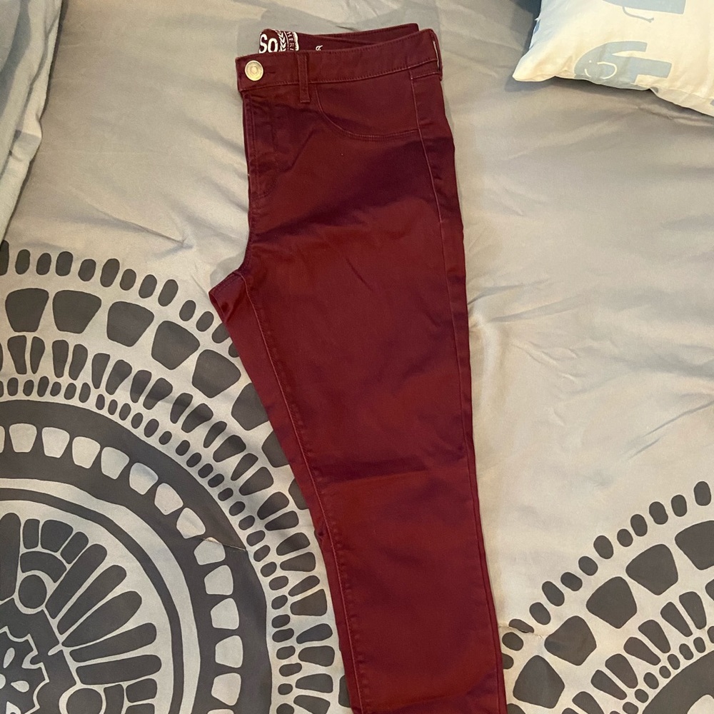Maroon Jeggings